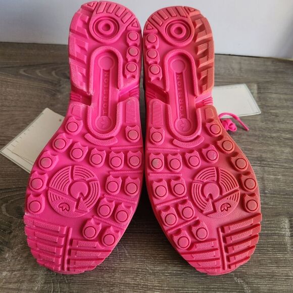 NWT Sample Adidas ZX Flux Athletic Running Shoes Sneakers Shock Pink Mens Size 9 - Picture 7 of 12